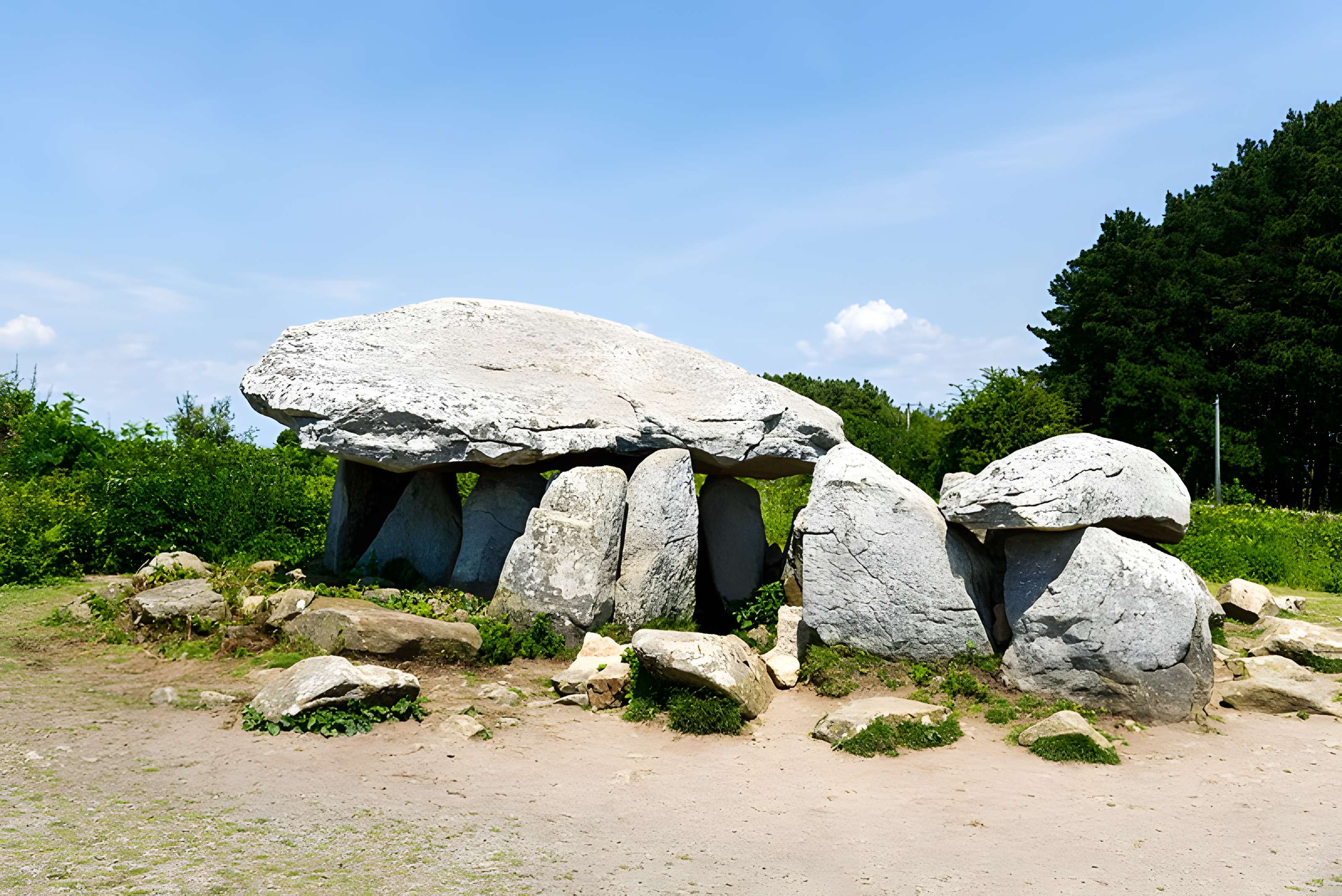 Dolmen de Penhap à l'Île-aux-Moines