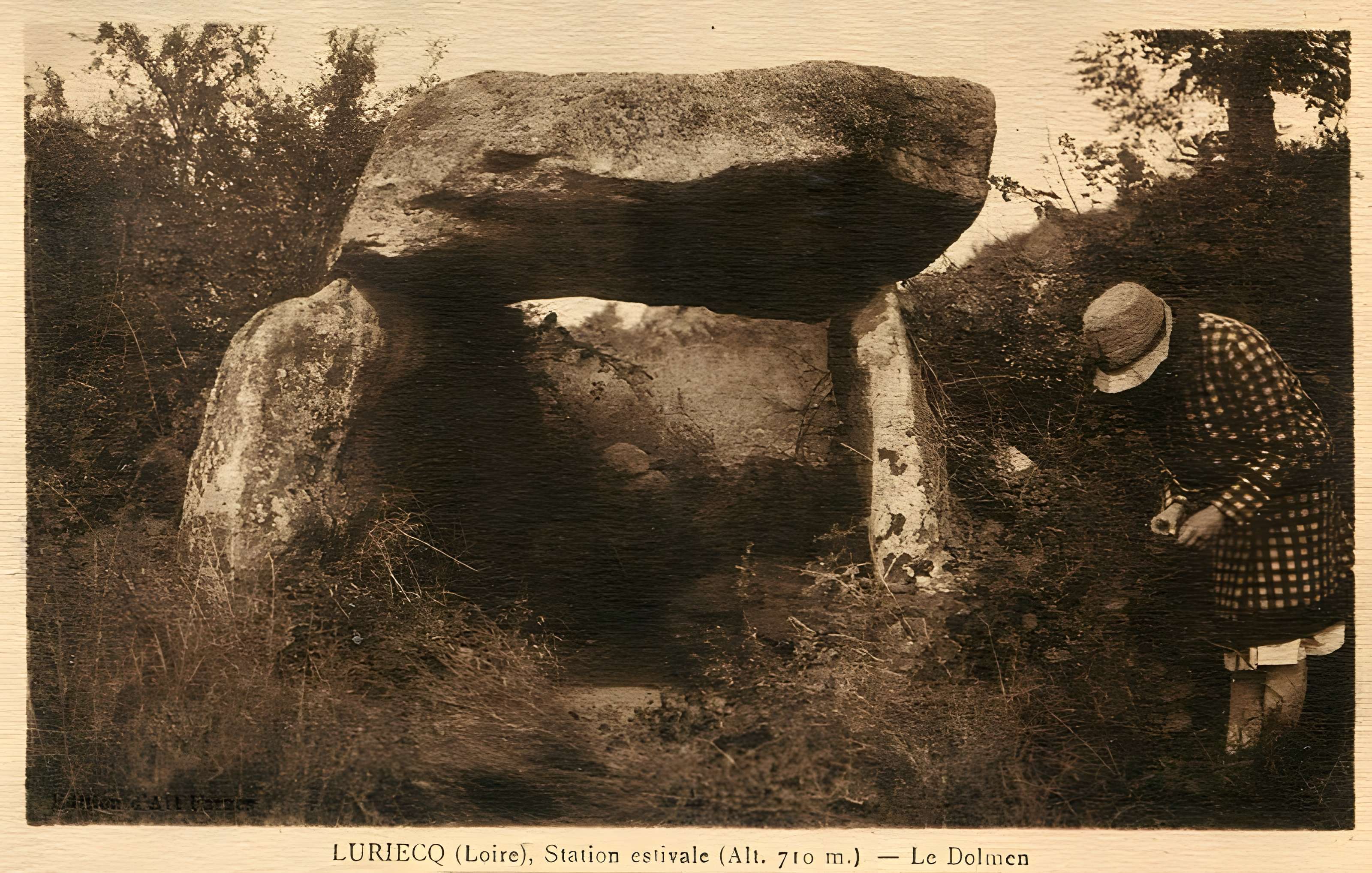 Dolmen de Roche-Cubertelle à Luriecq