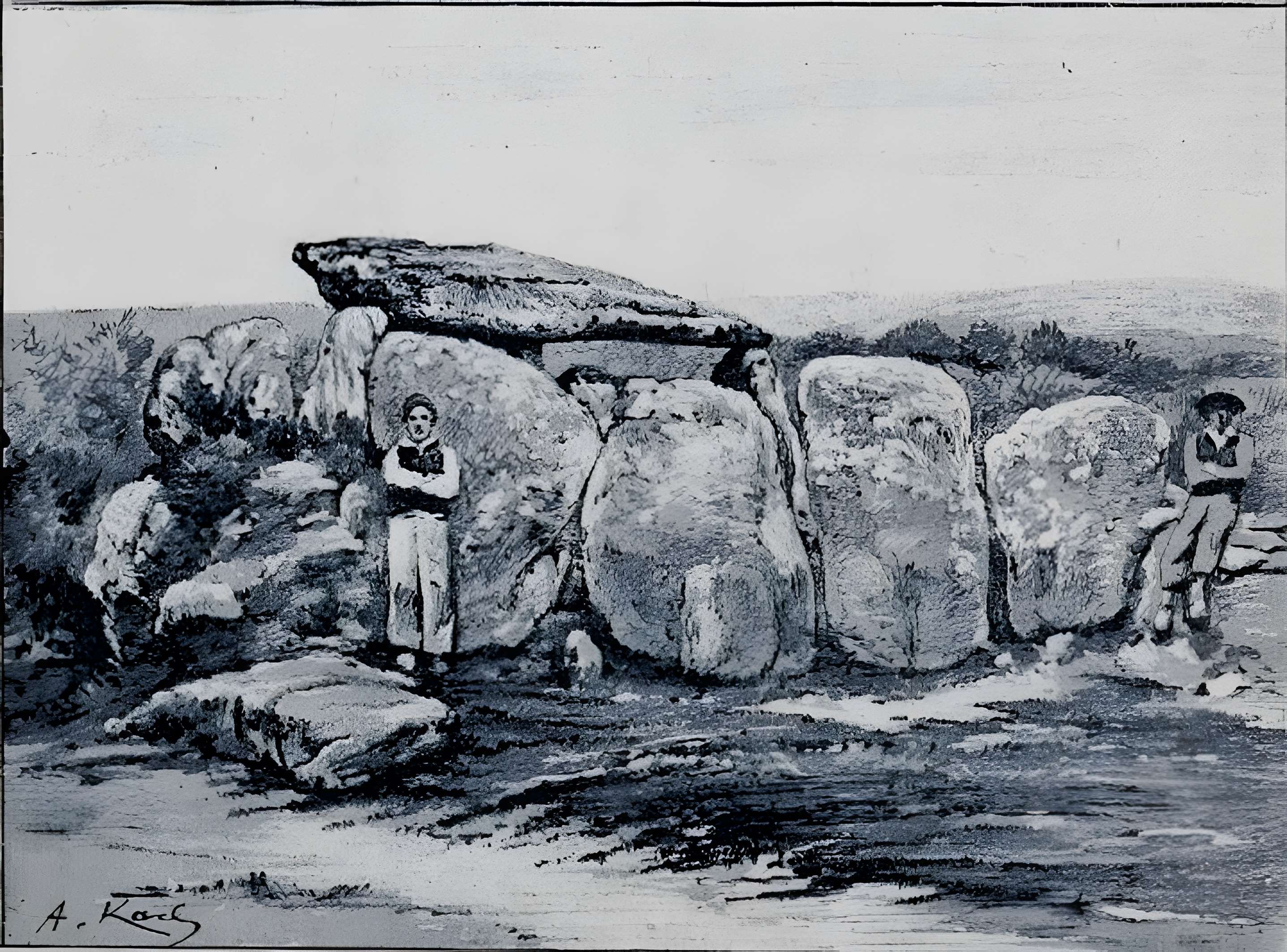 Dolmen de Tréguelc'hier à Goulven
