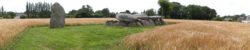 Photo de Dolmen et menhir de Kercordonner à Moëlan-sur-Mer