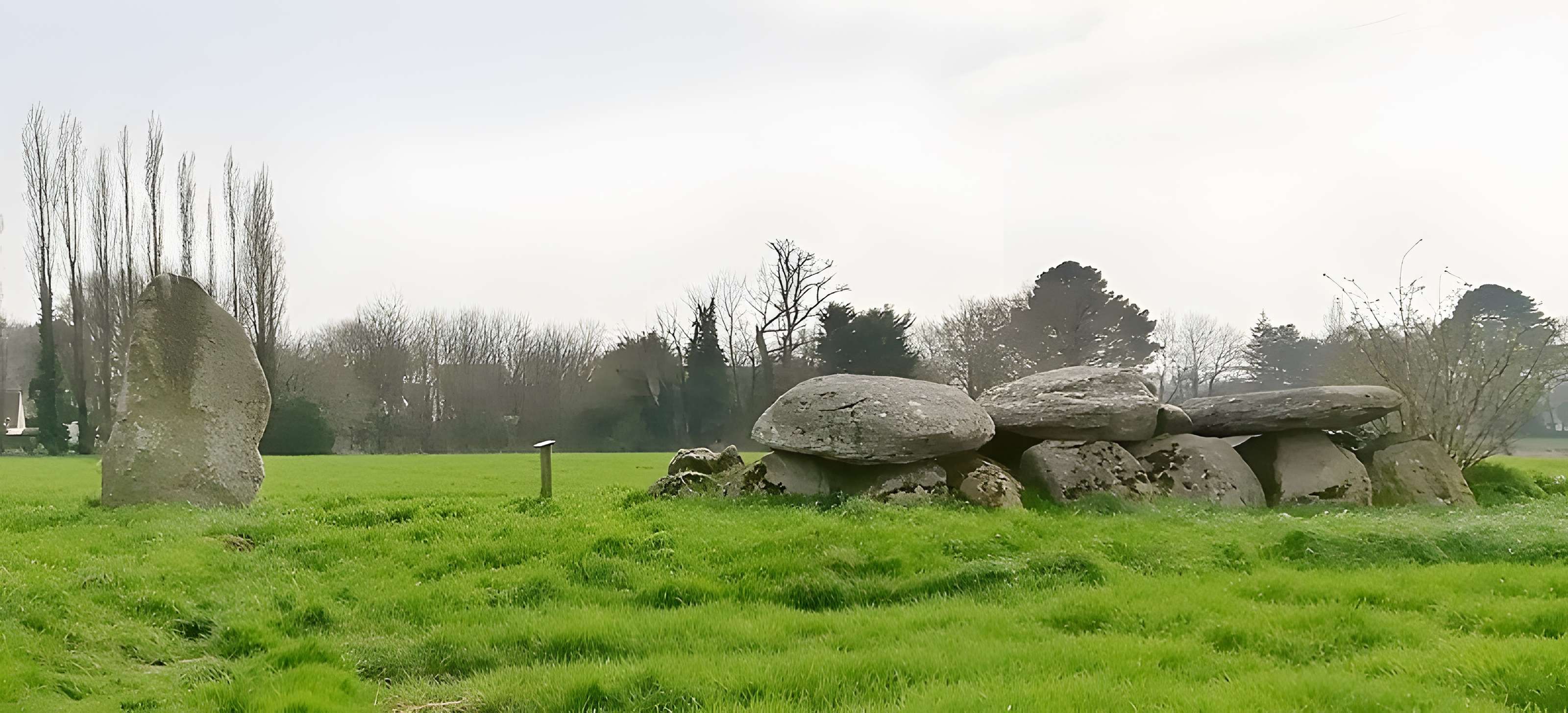Dolmen et menhir de Kercordonner à Moëlan-sur-Mer