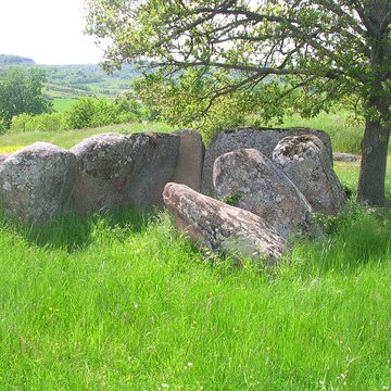 Dolmen Usteau du Loup à Saint-Gervazy