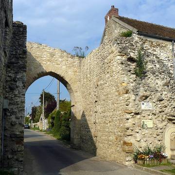 Donjon vestiges et sol des parcelles
