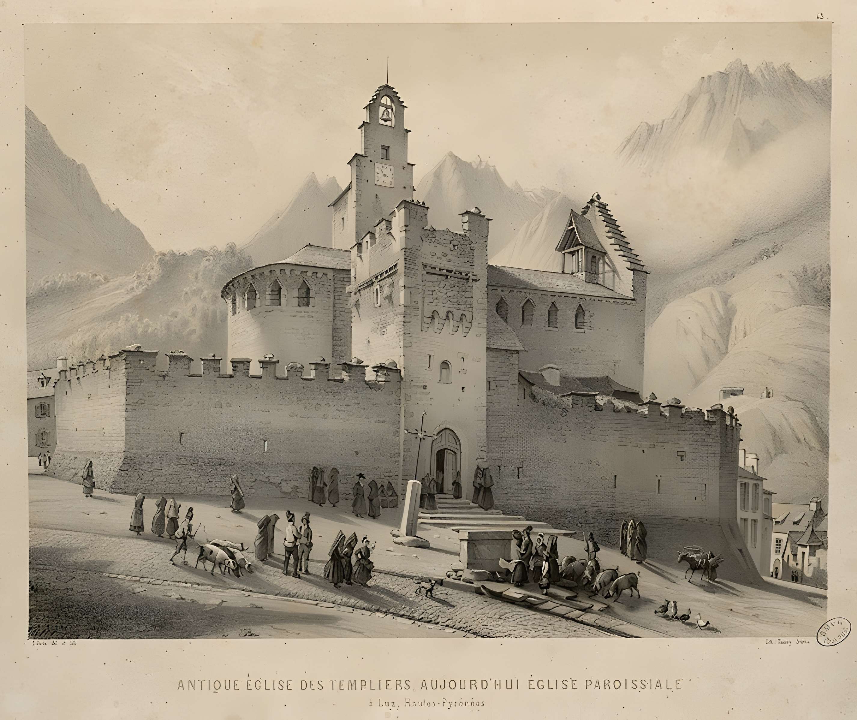 Église des Templiers de Luz-Saint-Sauveur