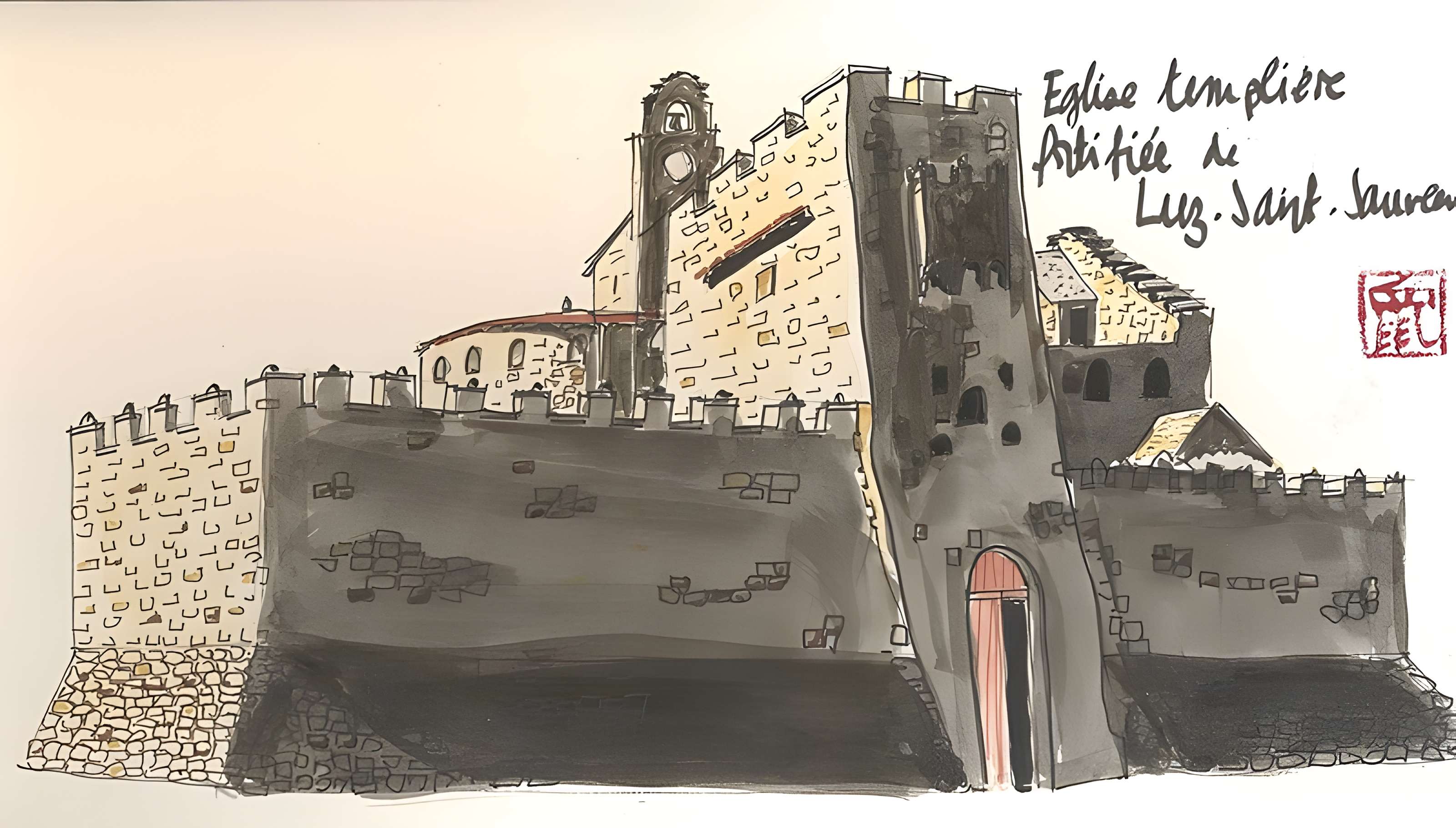 Église des Templiers de Luz-Saint-Sauveur