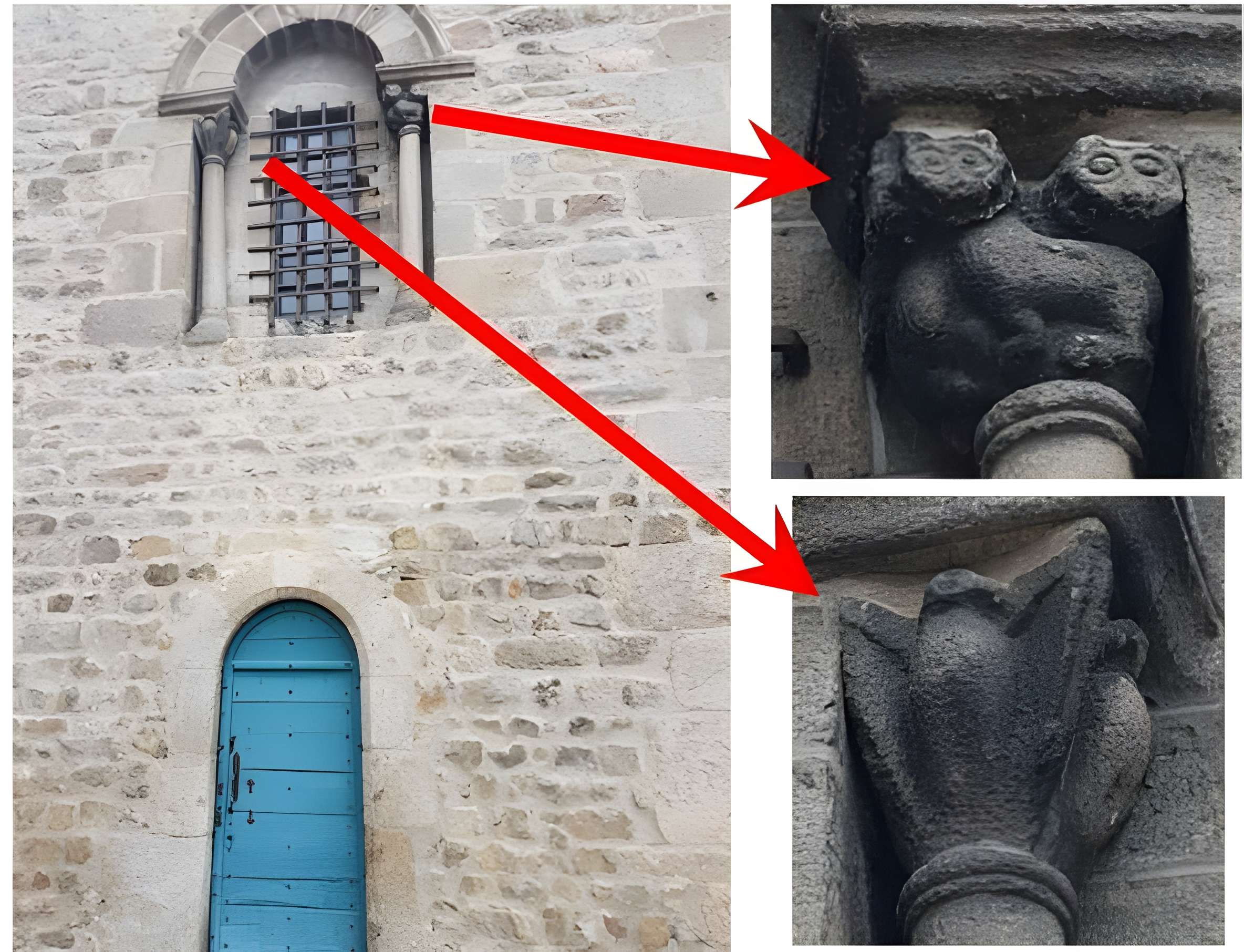 eglise notre-dame de l hopital-sous-rochefort chapiteaux exterieurs