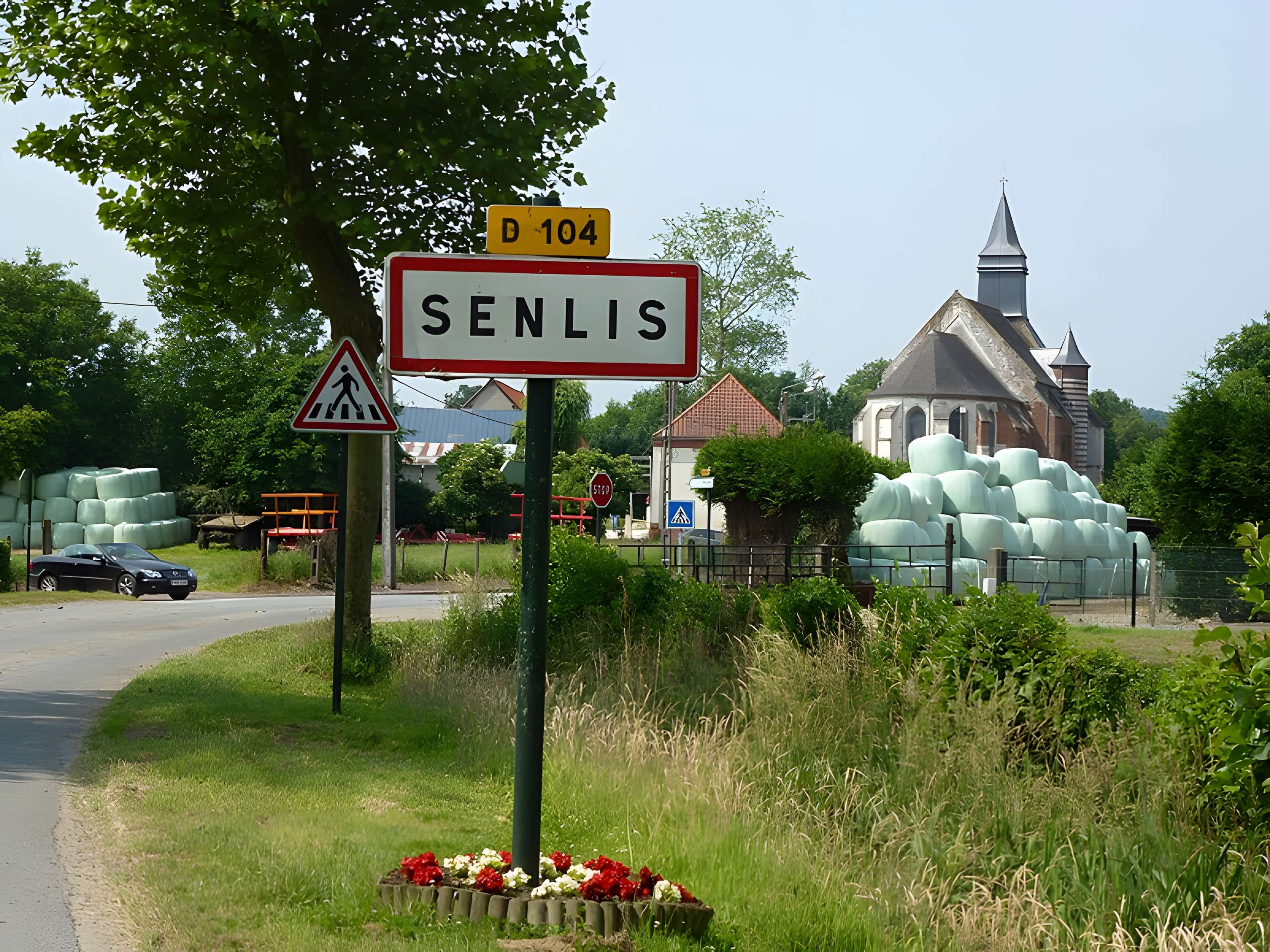Église Notre-Dame de Senlis dans le Pas-de-Calais