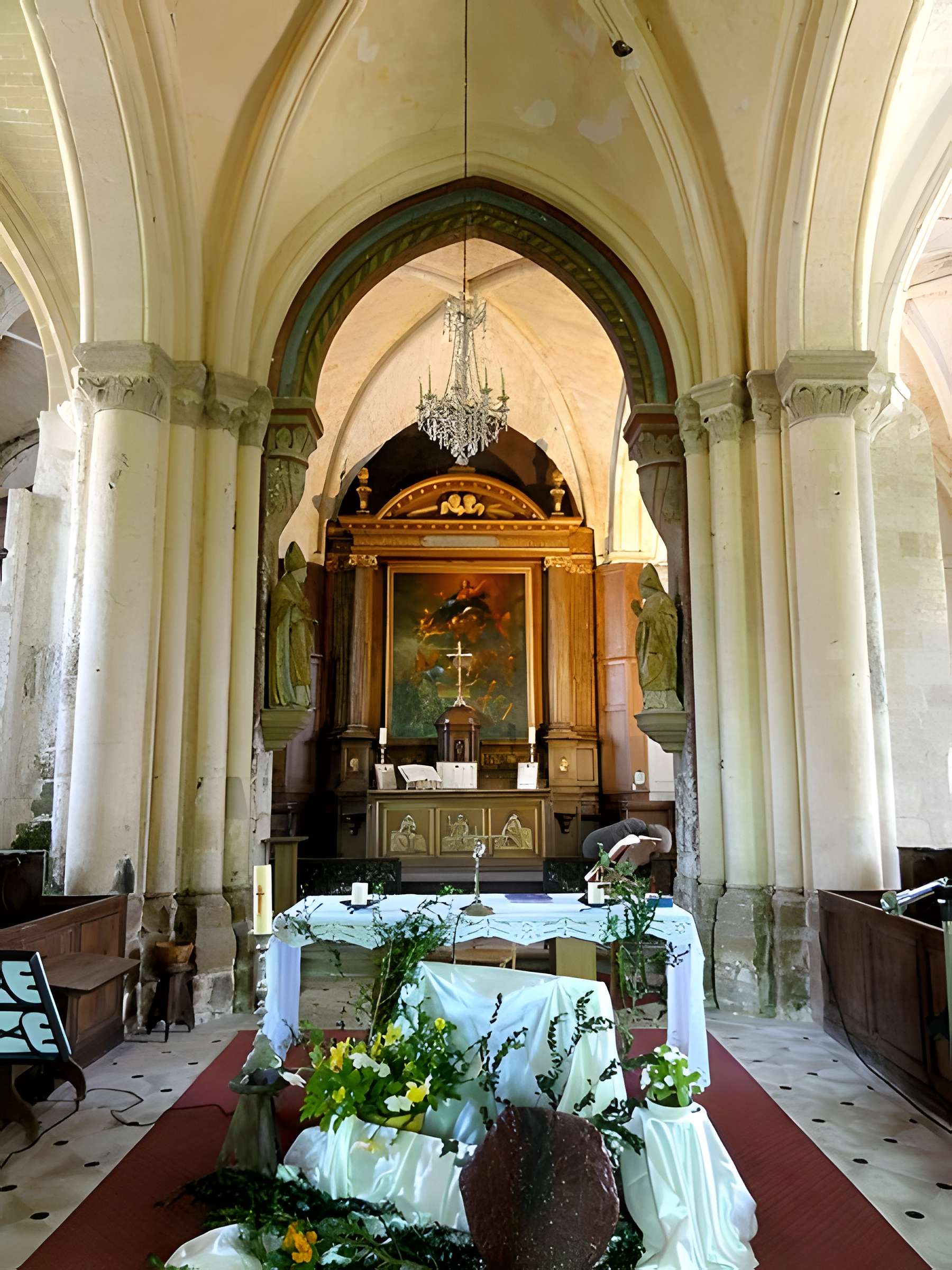 Église Notre-Dame et croix de Théméricourt