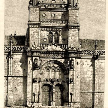 Église Notre-Dame et croix de Vétheuil