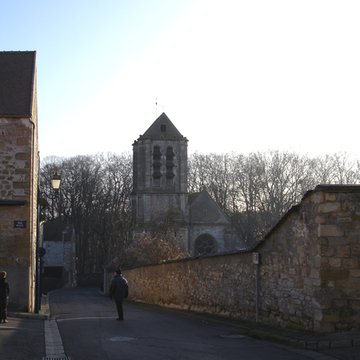 Église Notre-Dame-de-lAssomption de Vauréal et croix