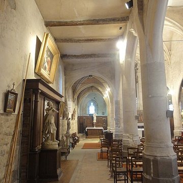 Église Notre-Dame-de-lAssomption de Vauréal et croix