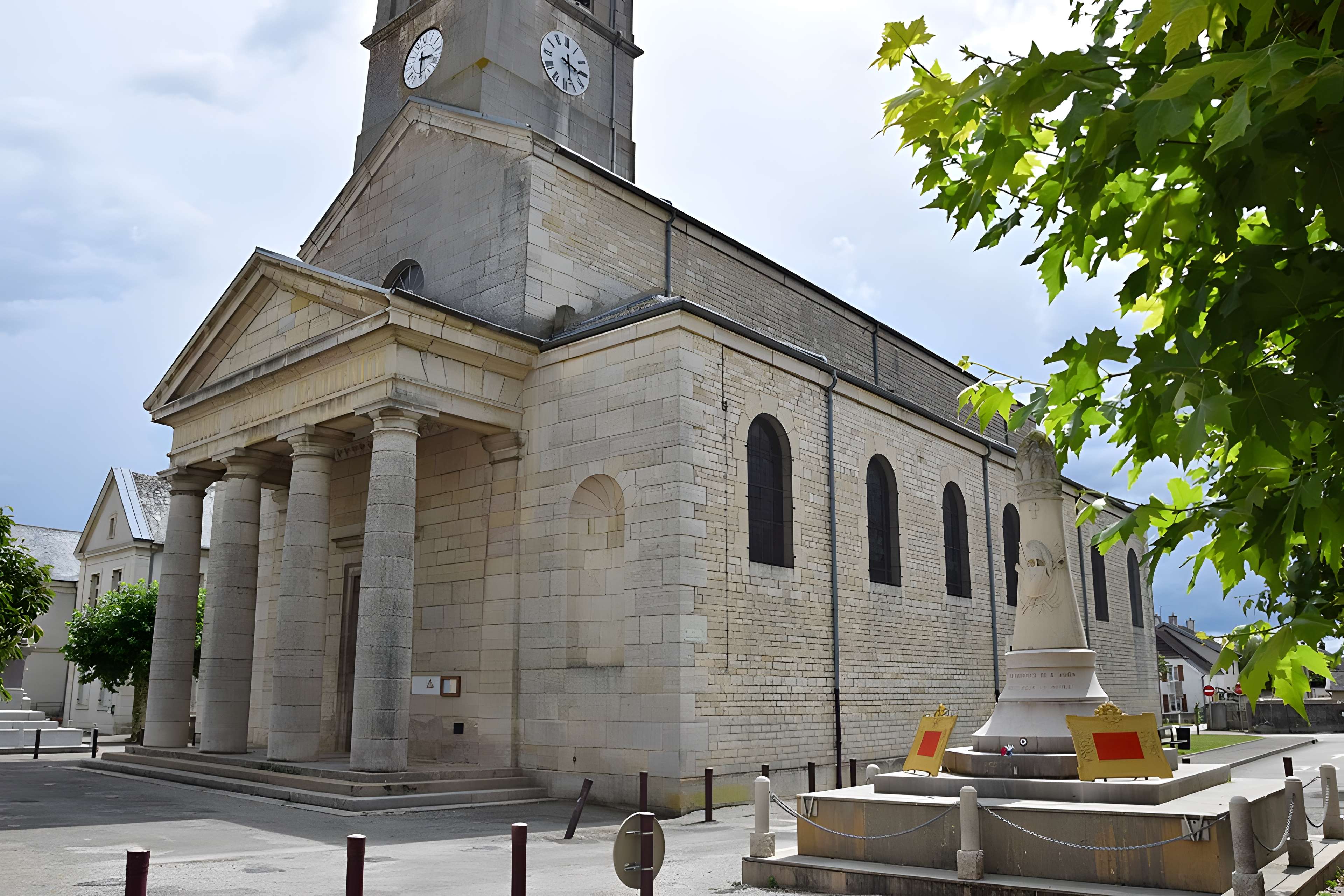 Église Saint-Aubin de Saint-Aubin dans le Jura