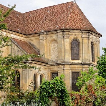 Église Saint-Aubin dEnnery et croix