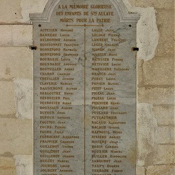 Église Sainte-Eulalie de Saint-Aulaye