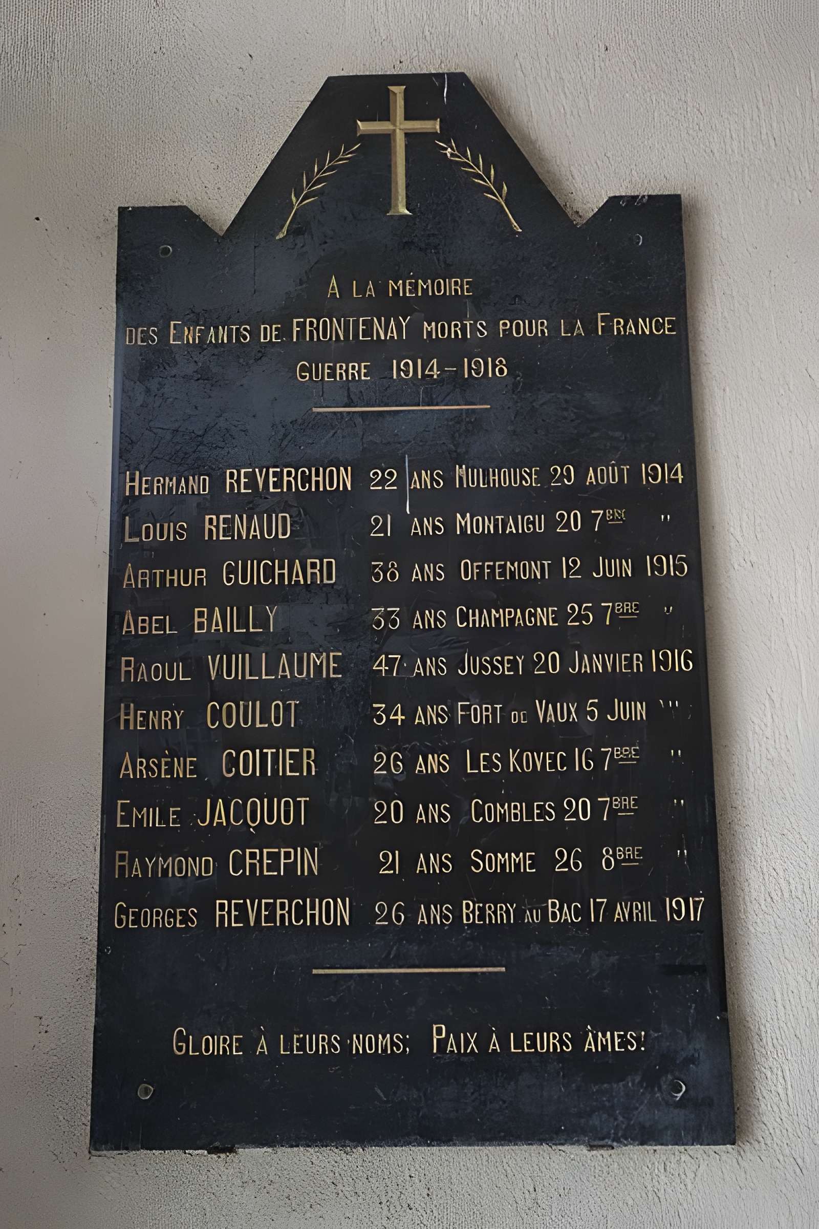 Église Sainte-Madeleine de Frontenay