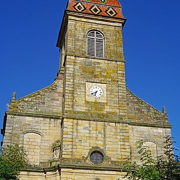 Église Saint-Étienne de Fougerolles et croix