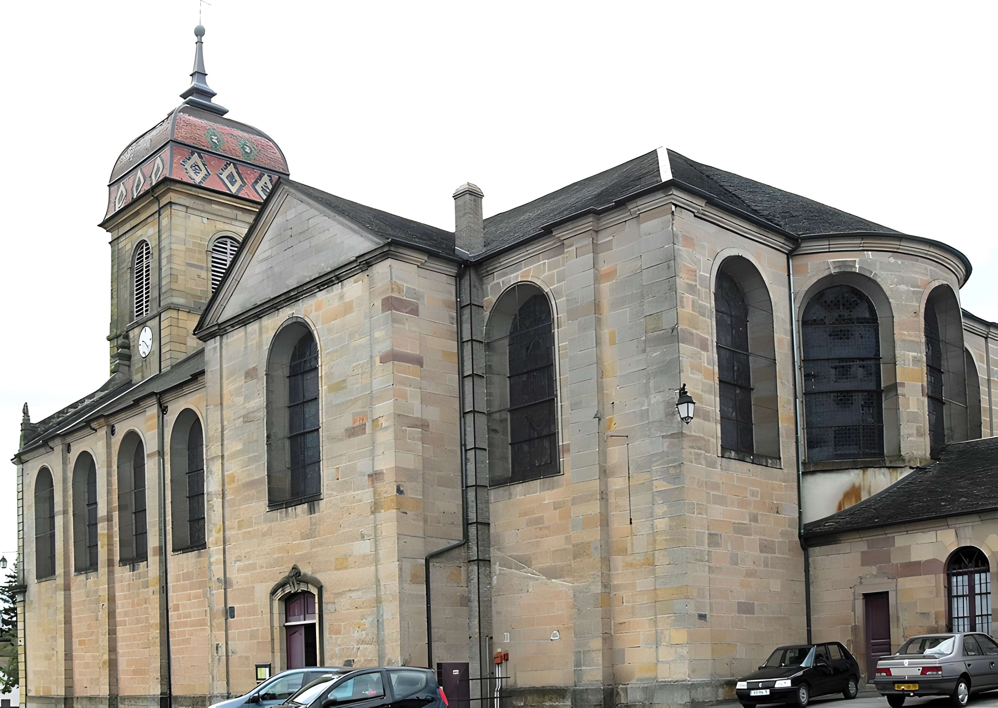 Église Saint-Étienne de Fougerolles et croix