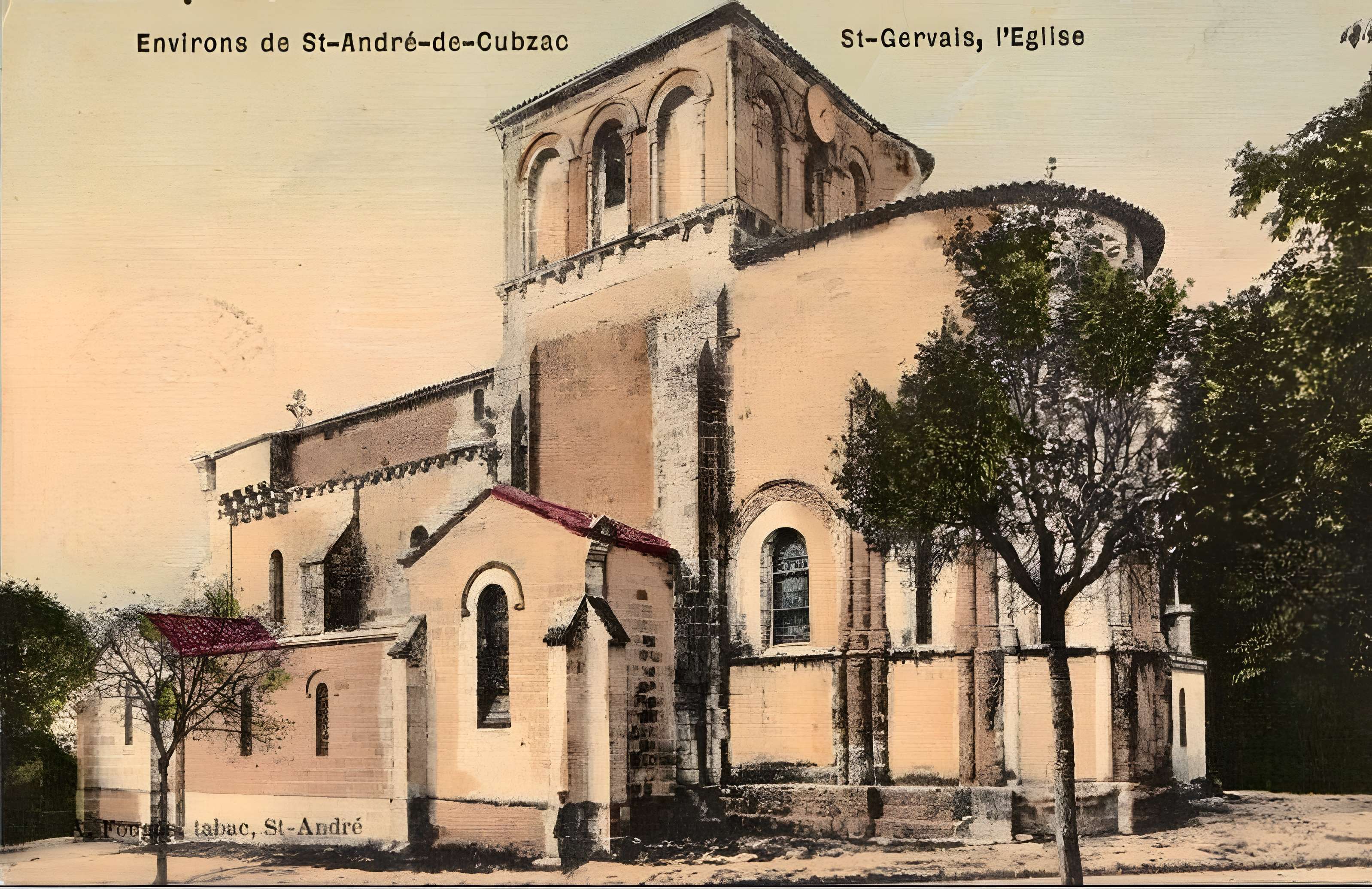 Église Saint-Gervais de Saint-Gervais dans la Gironde