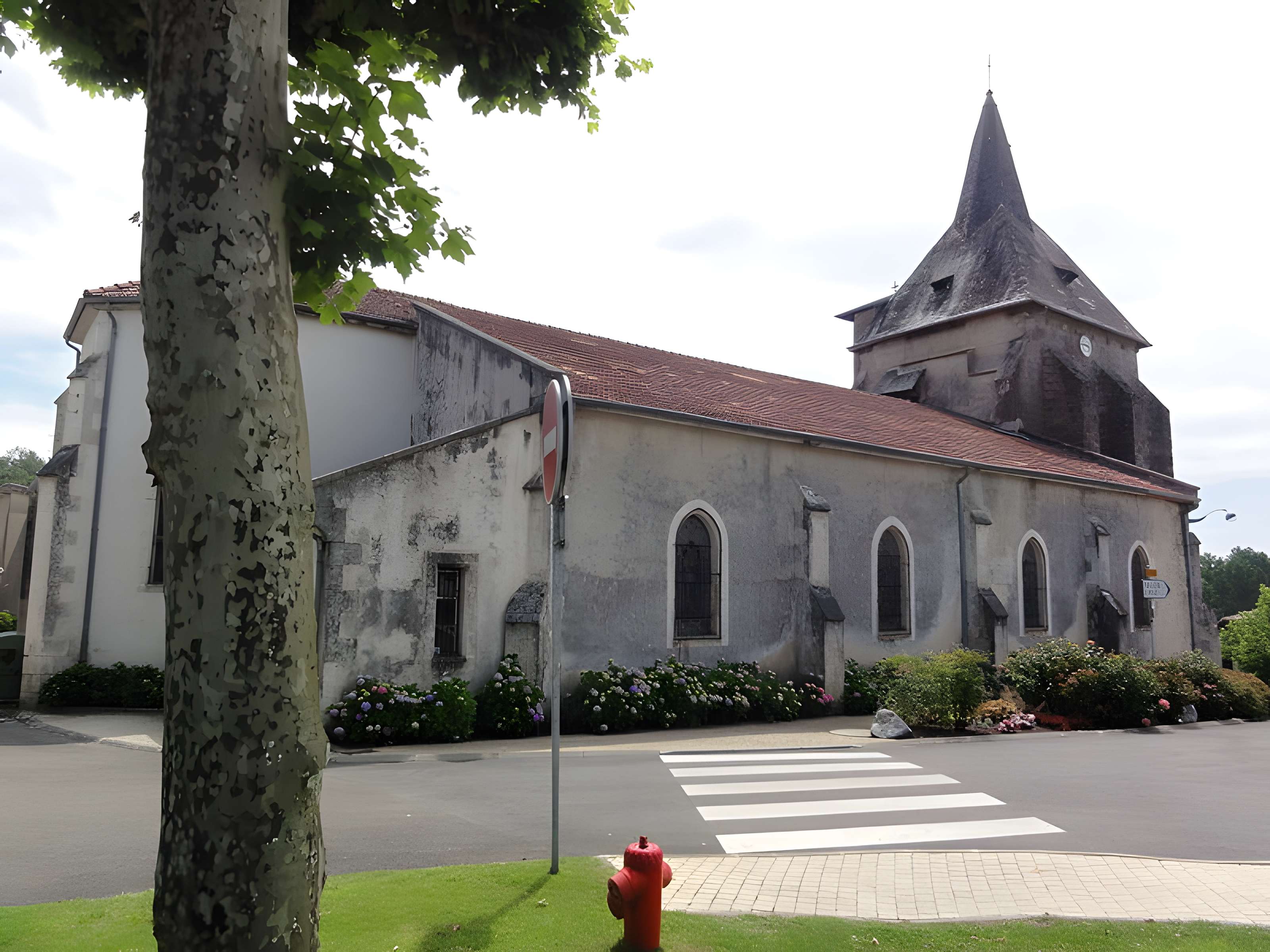 Église Saint-Hilaire de Lesperon dans les Landes