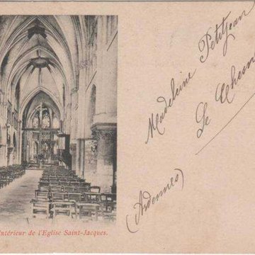 Église Saint-Jacques du Chesne et croix