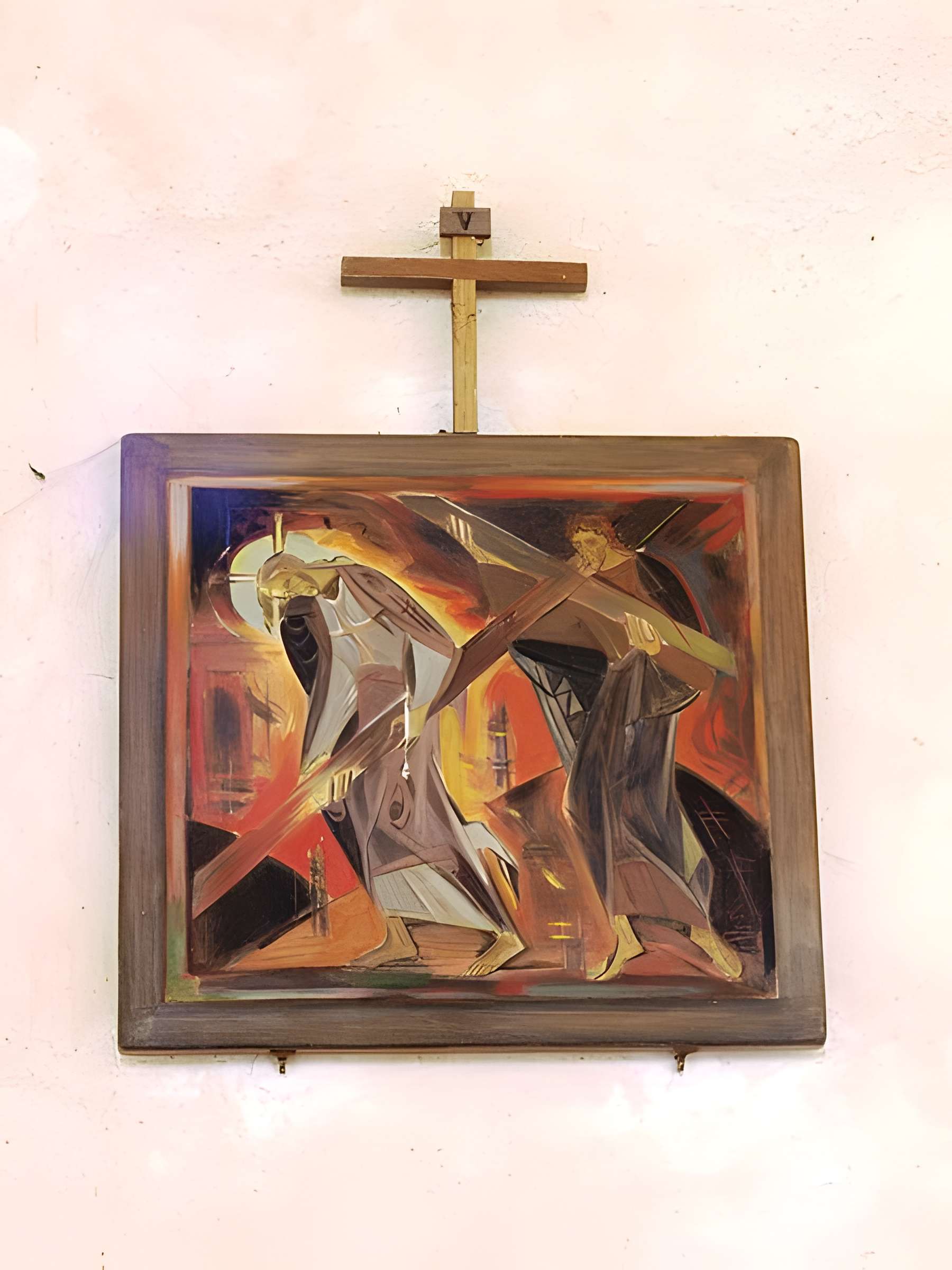 Église Saint-Jacques du Chesne et croix