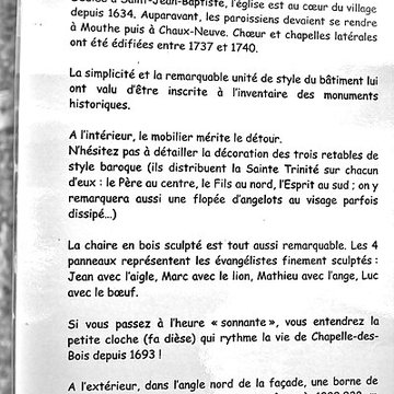 Église Saint-Jean-Baptiste de Chapelle-des-Bois