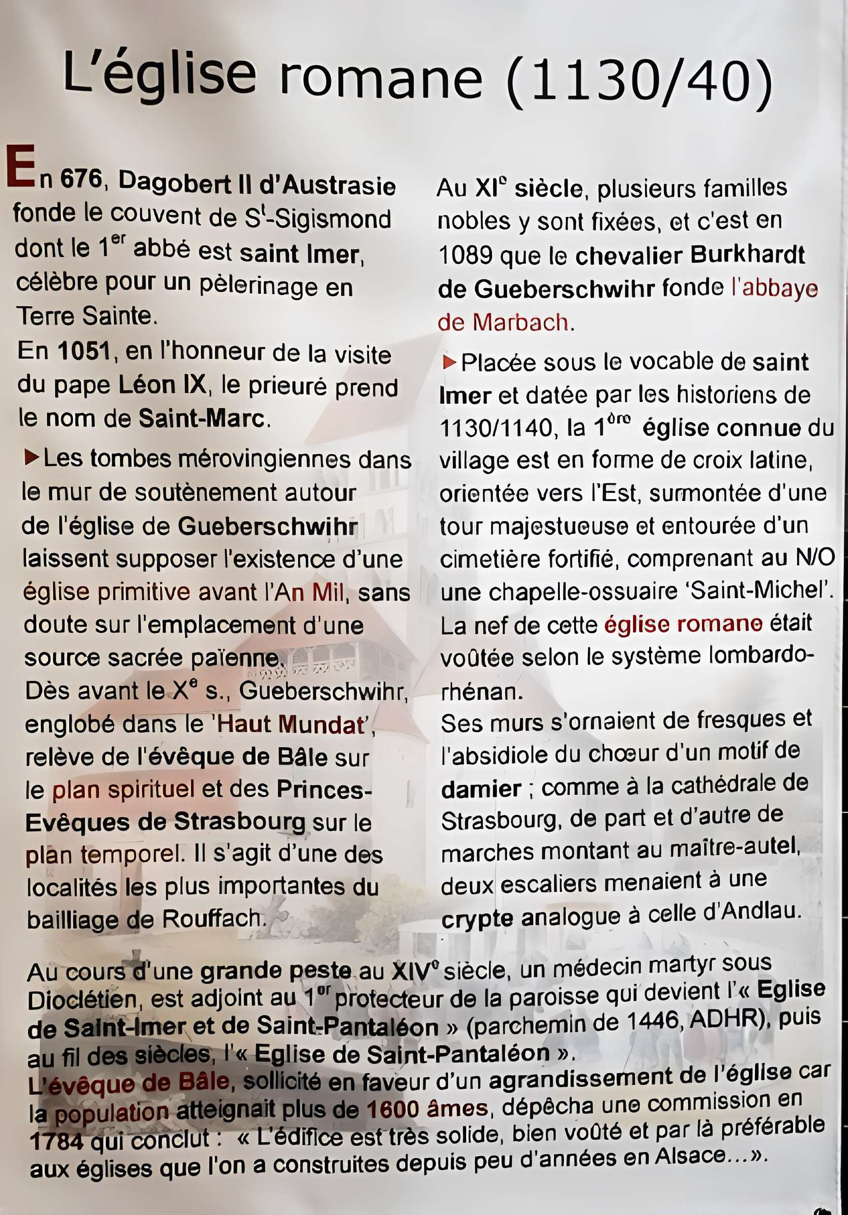 Église Saint-Pantaléon de Gueberschwihr