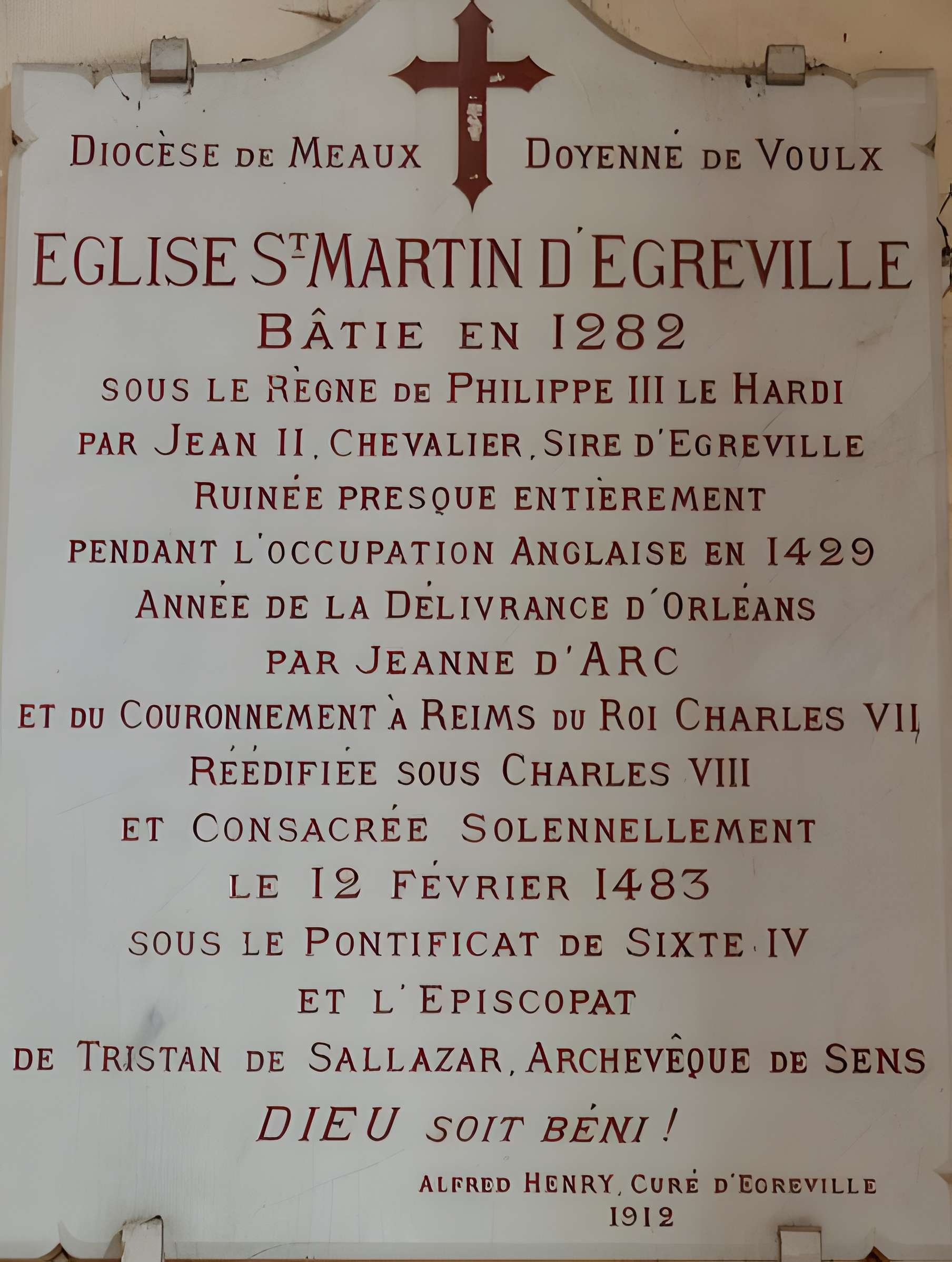 Église Saint-Martin d'Égreville