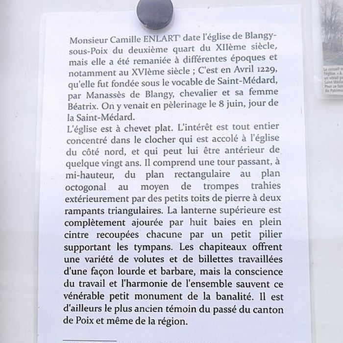 Photo de Église Saint-Médard de Blangy-sous-Poix