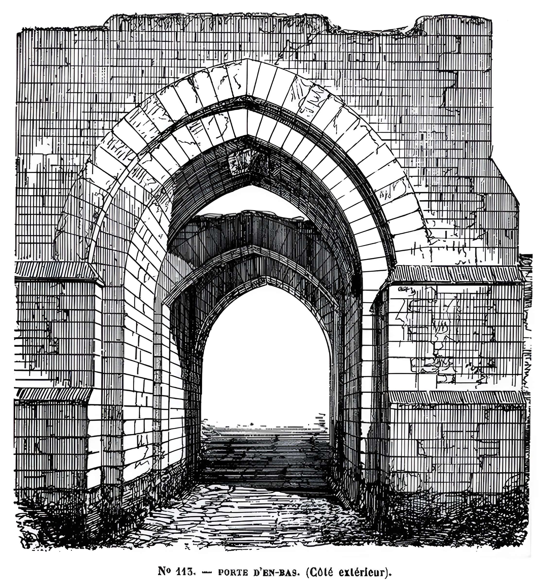 Enceinte de Montréal dans l'Yonne