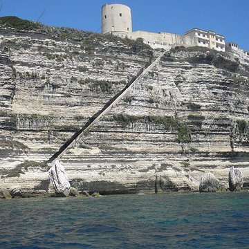 Escalier du roi dAragon à Bonifacio