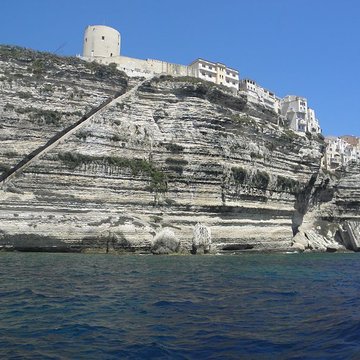 Escalier du roi dAragon à Bonifacio