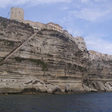 Escalier du roi dAragon à Bonifacio