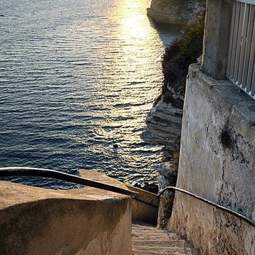 Escalier du roi dAragon à Bonifacio