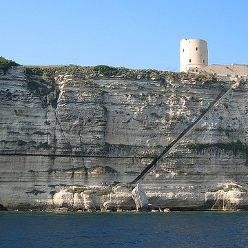Escalier du roi dAragon à Bonifacio