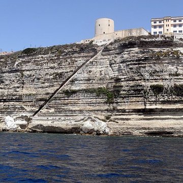 Escalier du roi dAragon à Bonifacio