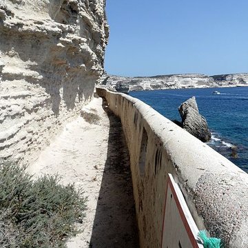 Escalier du roi dAragon à Bonifacio