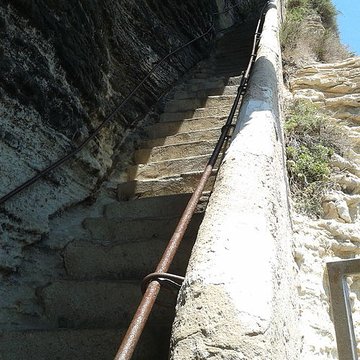 Escalier du roi dAragon à Bonifacio