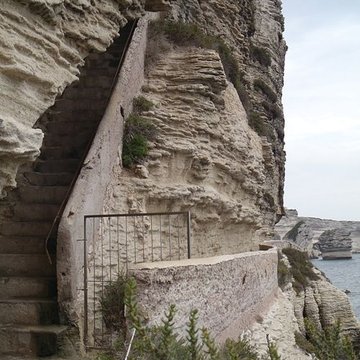 Escalier du roi dAragon à Bonifacio