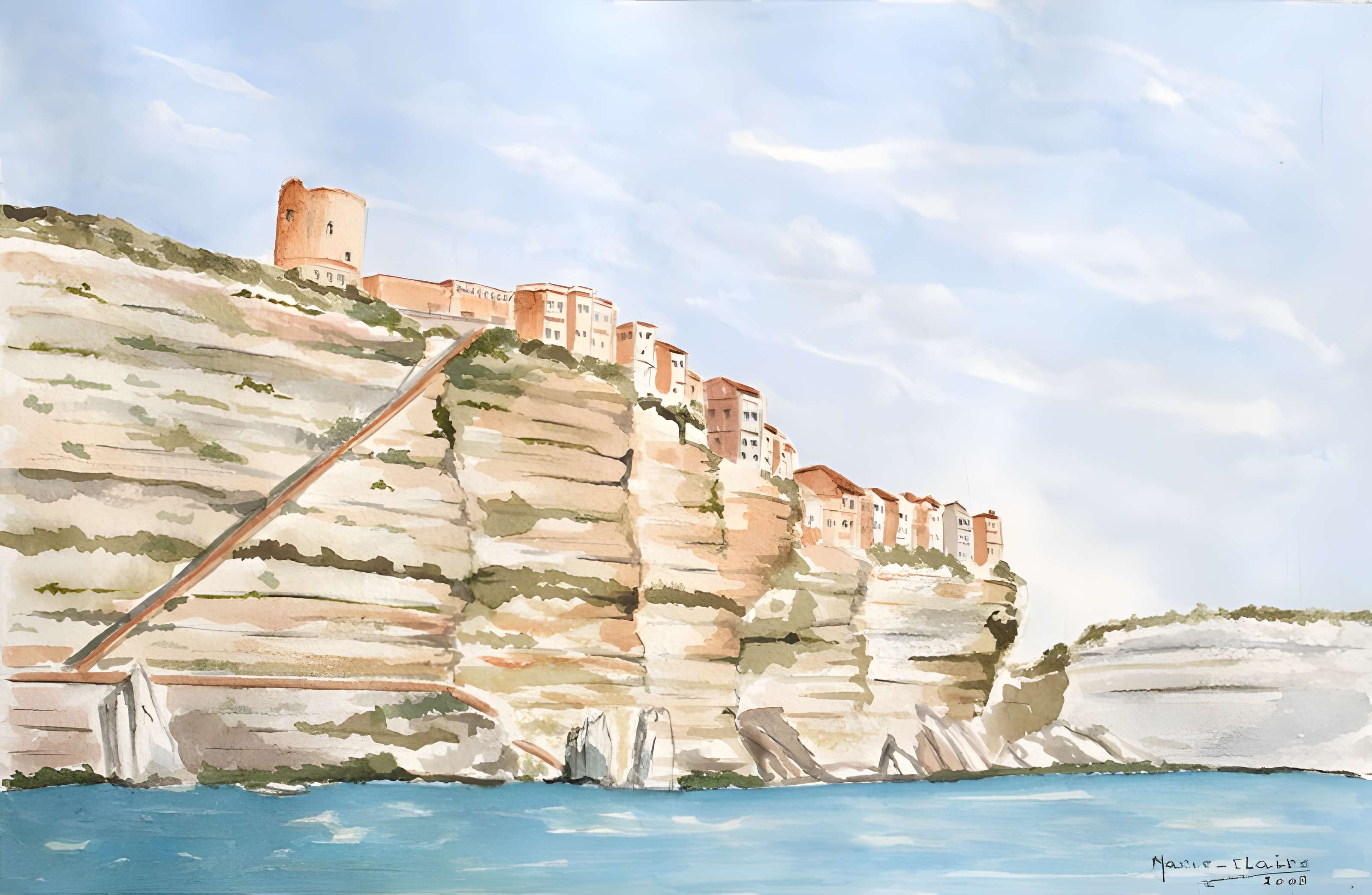 Escalier du roi d'Aragon à Bonifacio