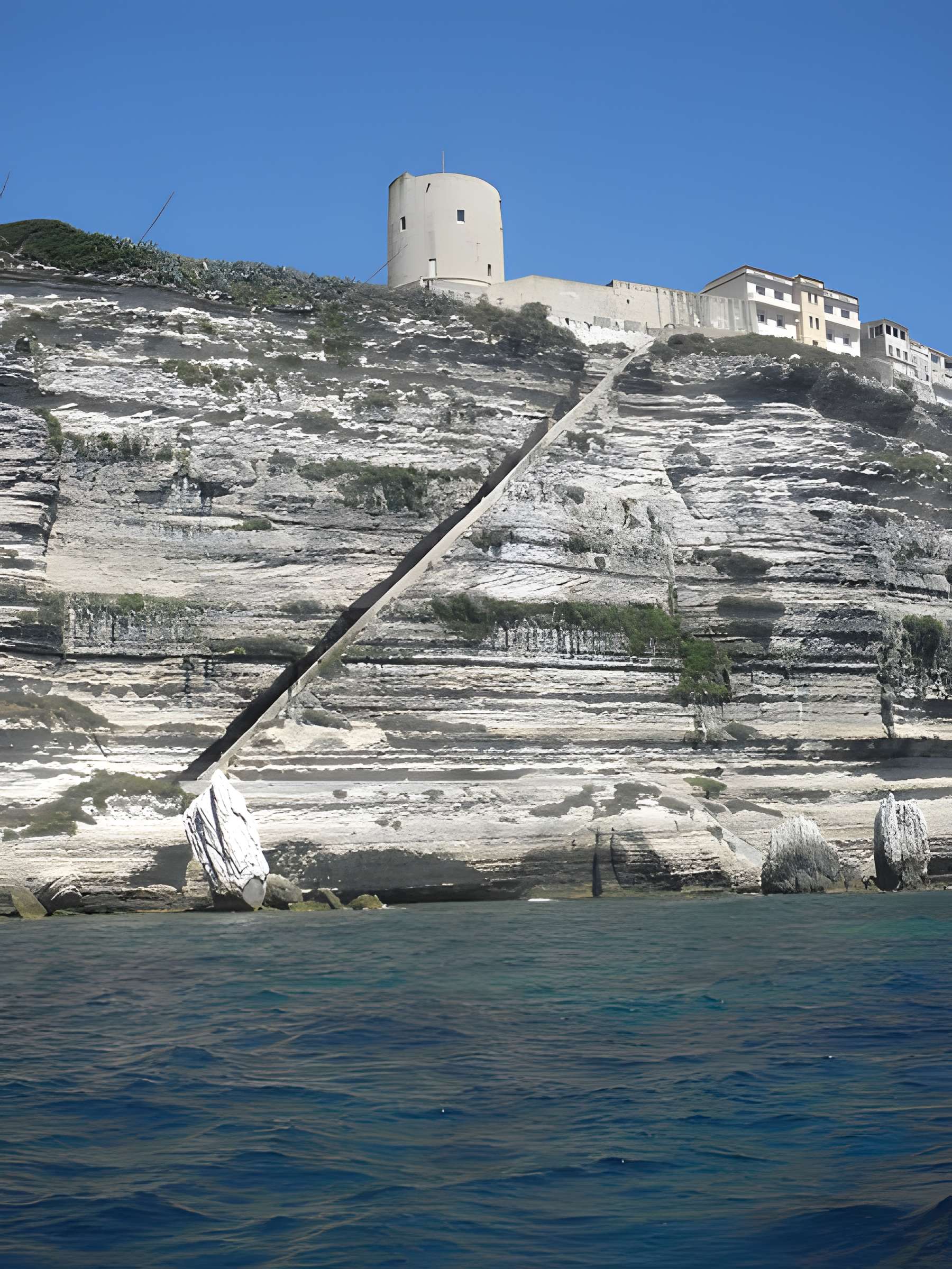 Escalier du roi d'Aragon à Bonifacio