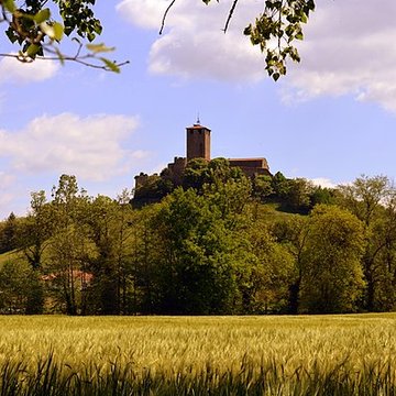 Église Saint-Pierre-et-Saint-Porchaire de Montverdun et le Prieuré