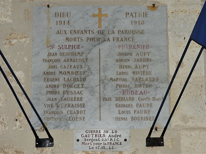 Église Saint-Sulpice de Saint-Sulpice-de-Mareuil