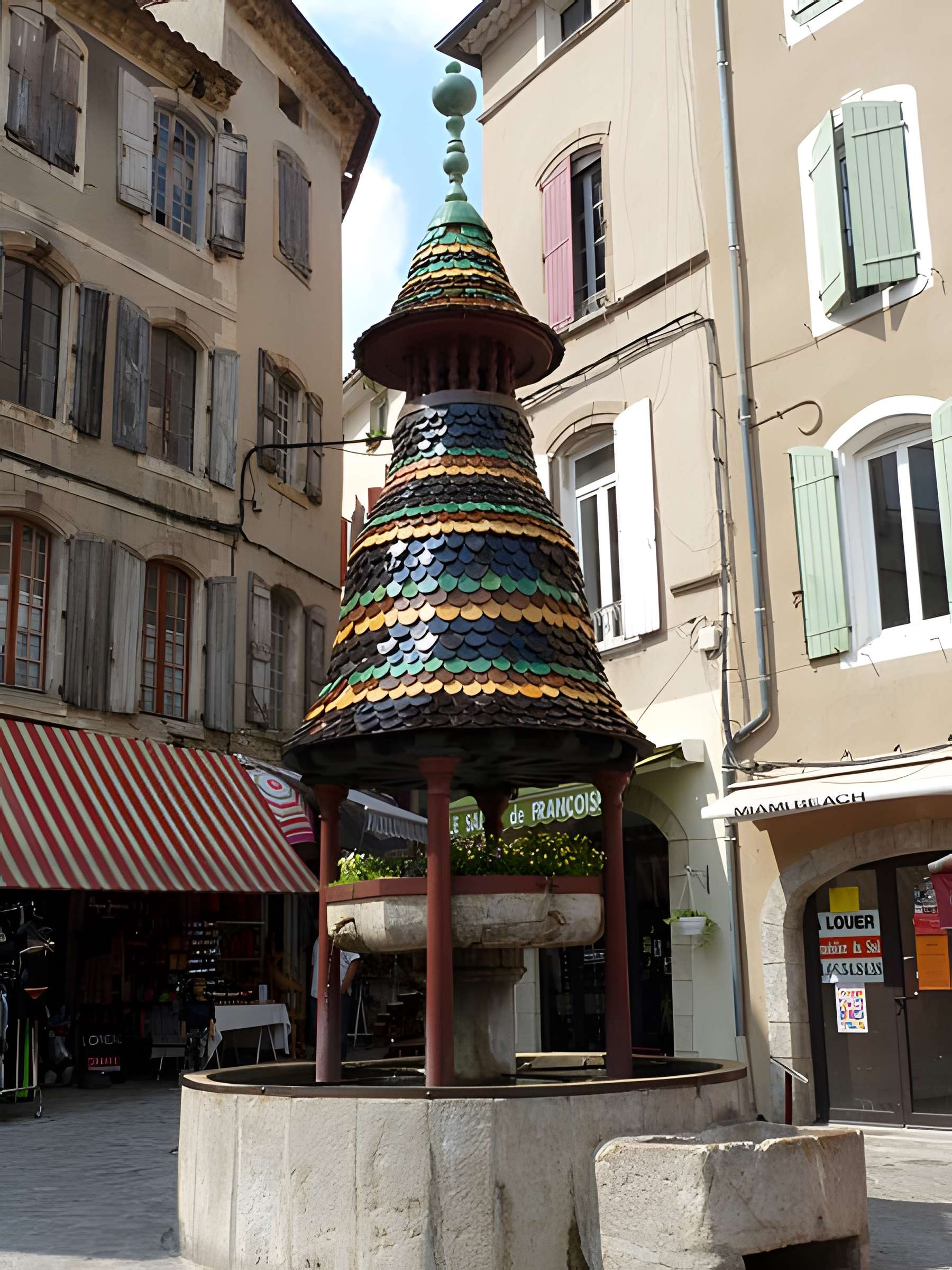 Fontaine couverte d'Anduze
