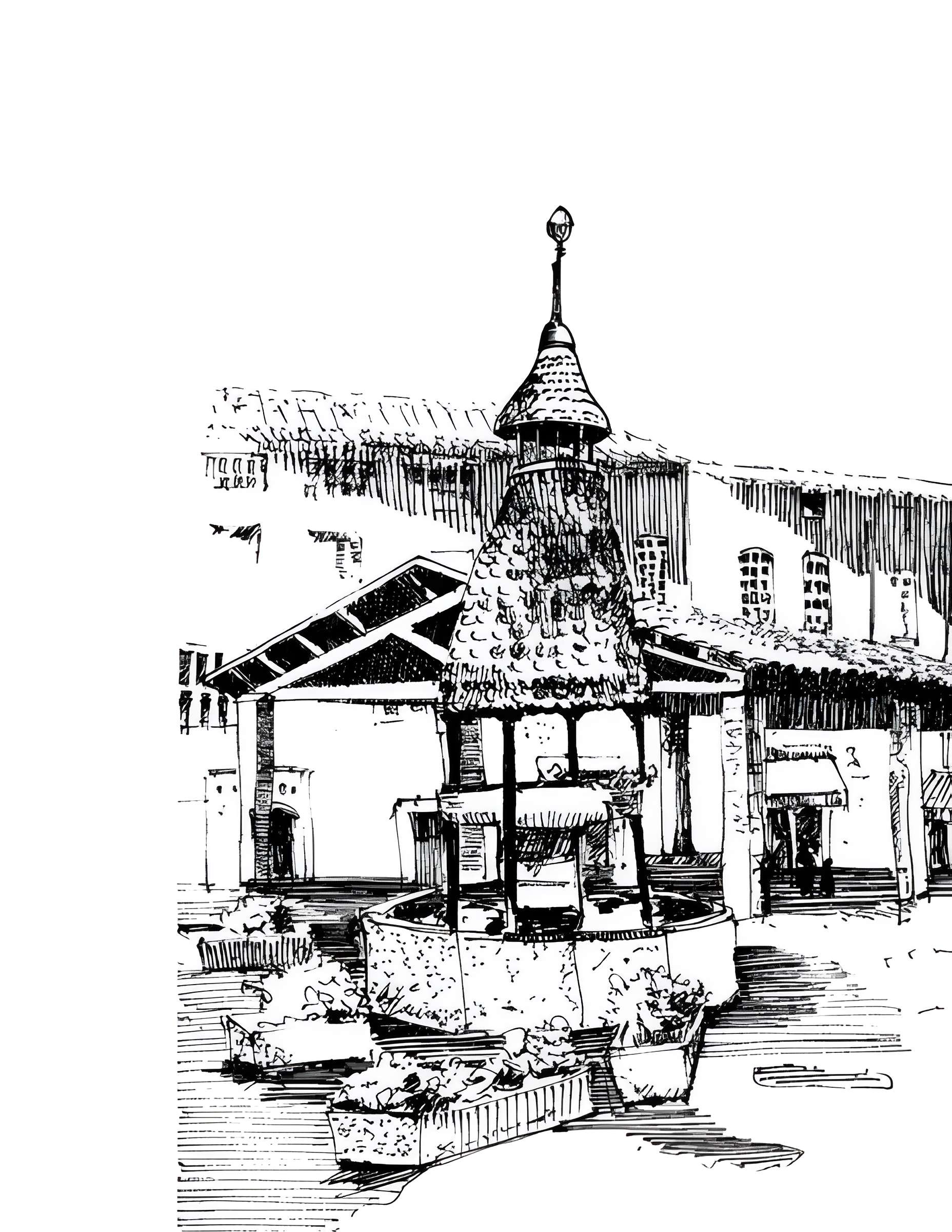 Fontaine couverte d'Anduze