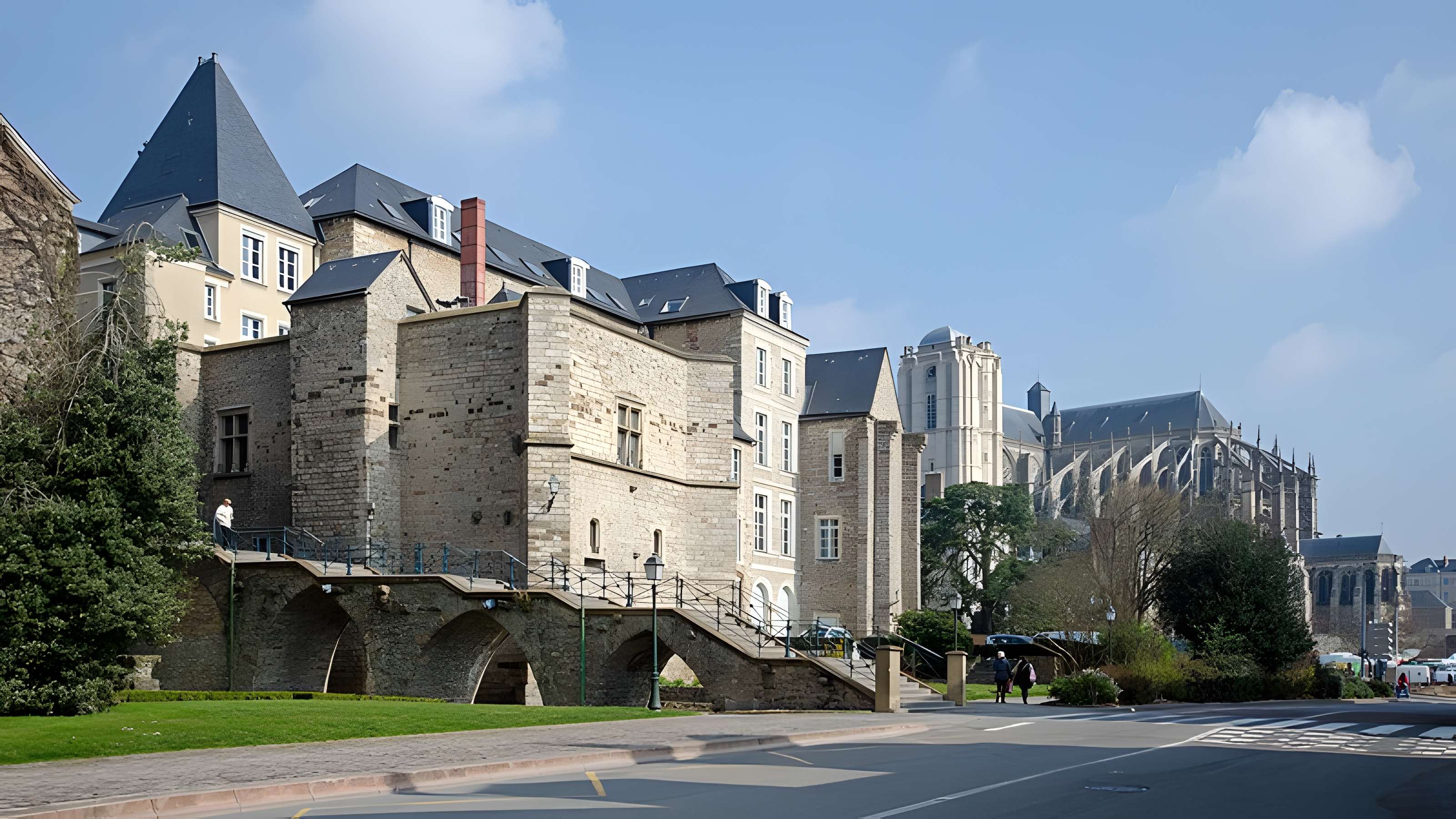 Escalier des Pont-Neufs au Mans