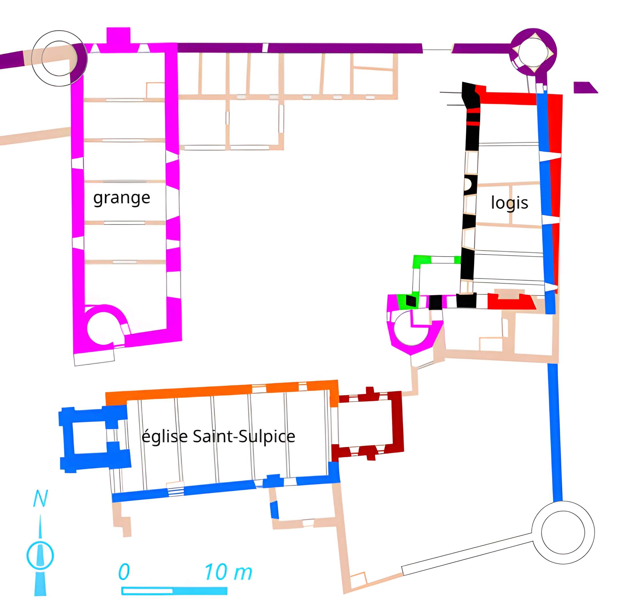 Ferme abbatiale du Louroux