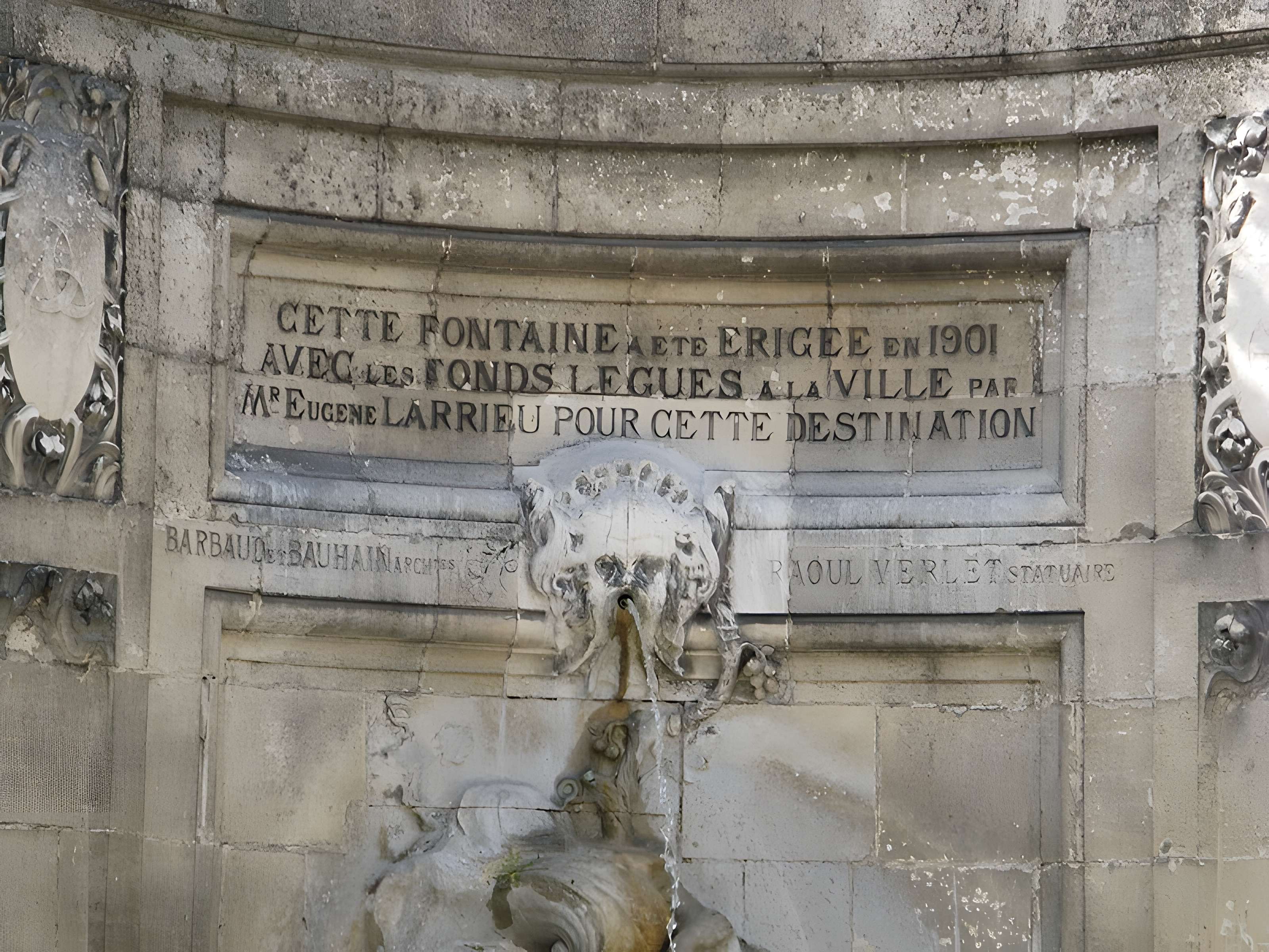 Fontaine Amédée-Larrieu de Bordeaux