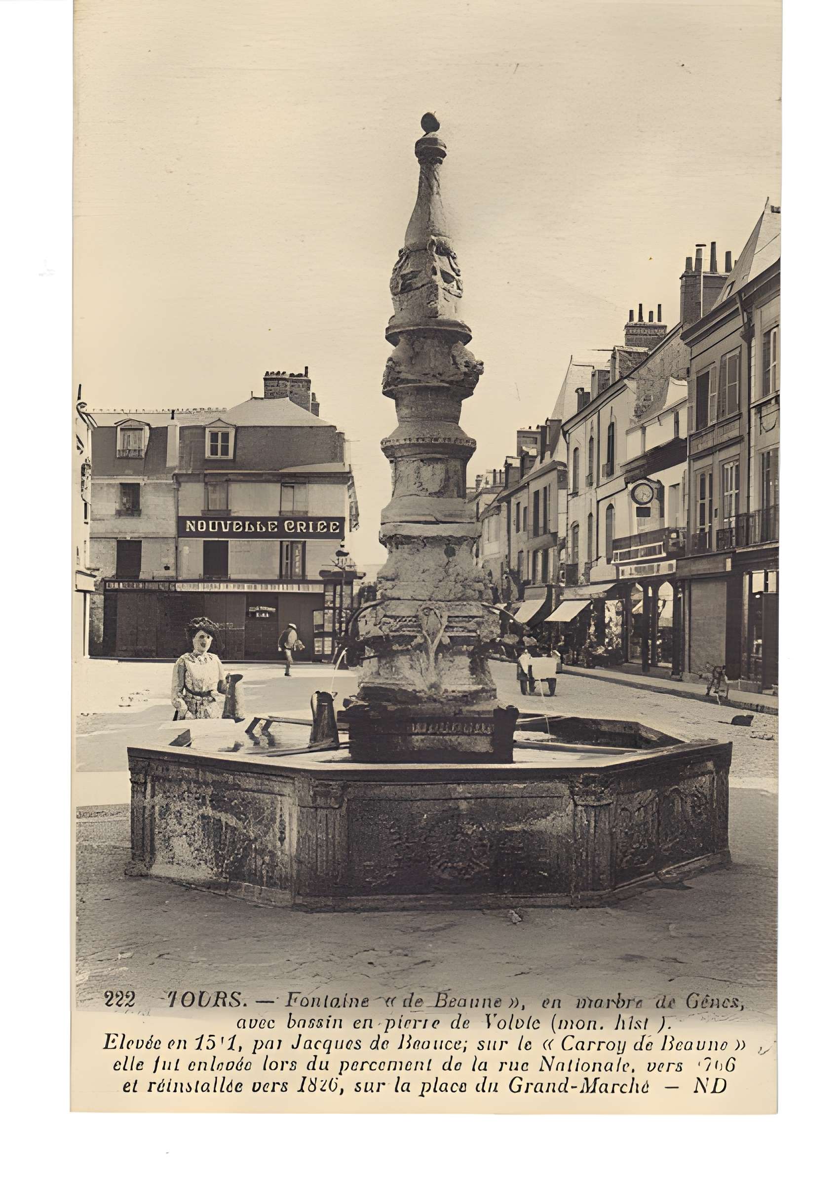 Fontaine de Beaune-Semblançay à Tours