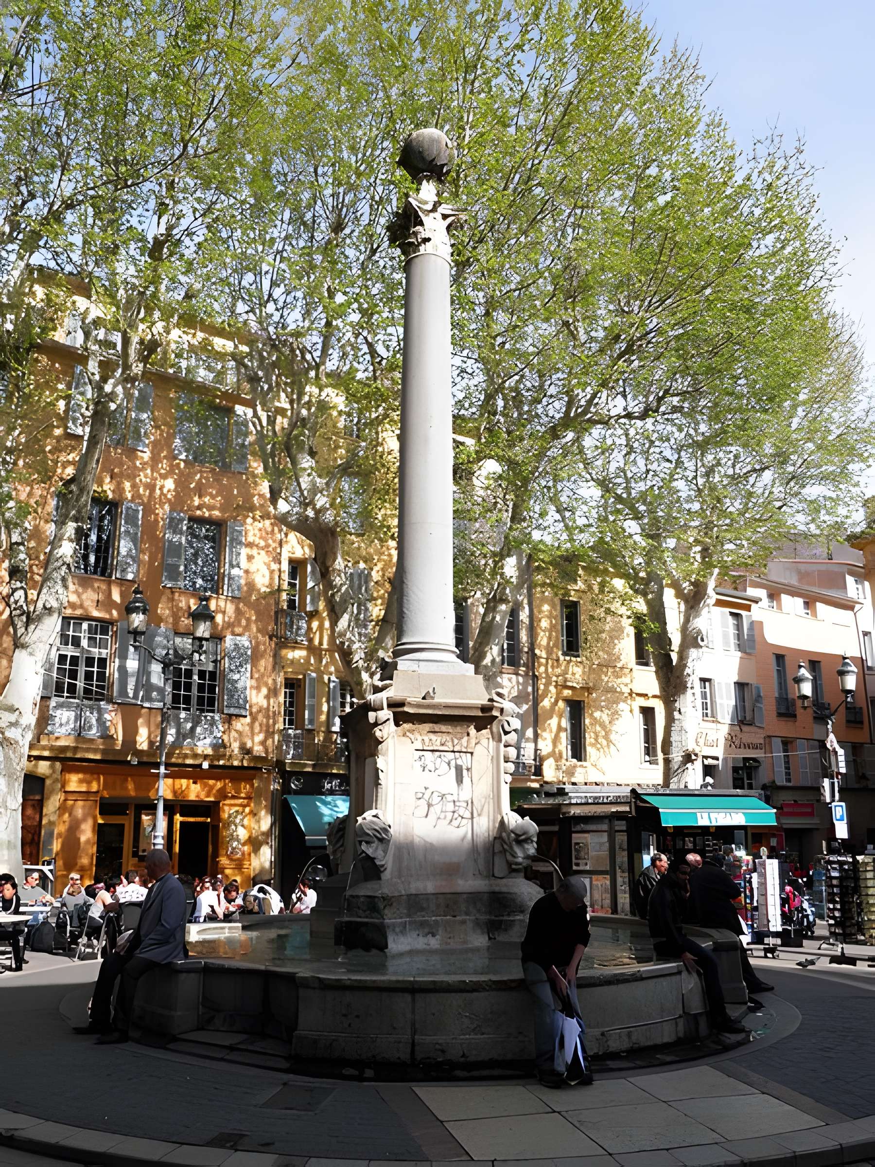 Fontaine de la place de l'Hôtel-de-Ville d'Aix-en-Provence
